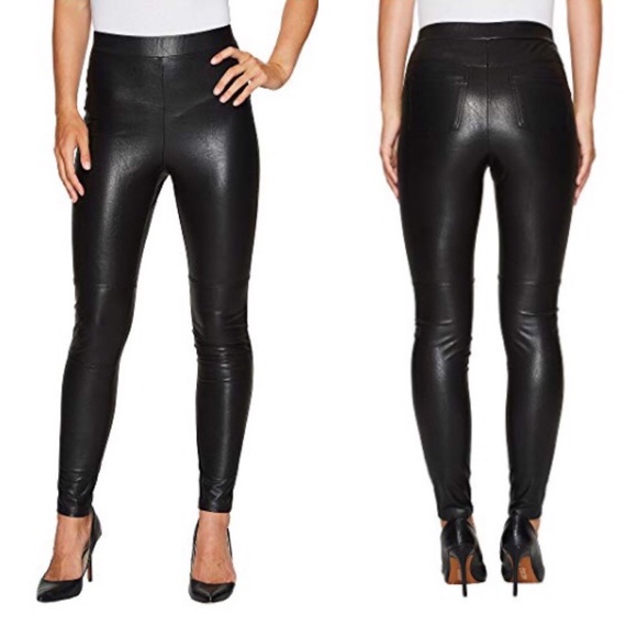 Splendid Pants - CCO🍦 🆕 SPLENDID Black Faux-leather Leggings